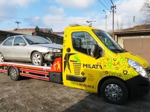 Likvidace automobilu Karviná