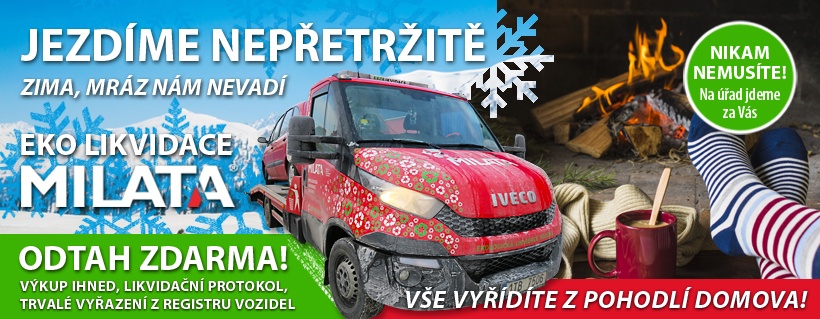 Likvidace vozidel Opava - Zimní odtahy na likvidaci, odvozy aut zdarma, výkup ihned, na úřad nemusíte.